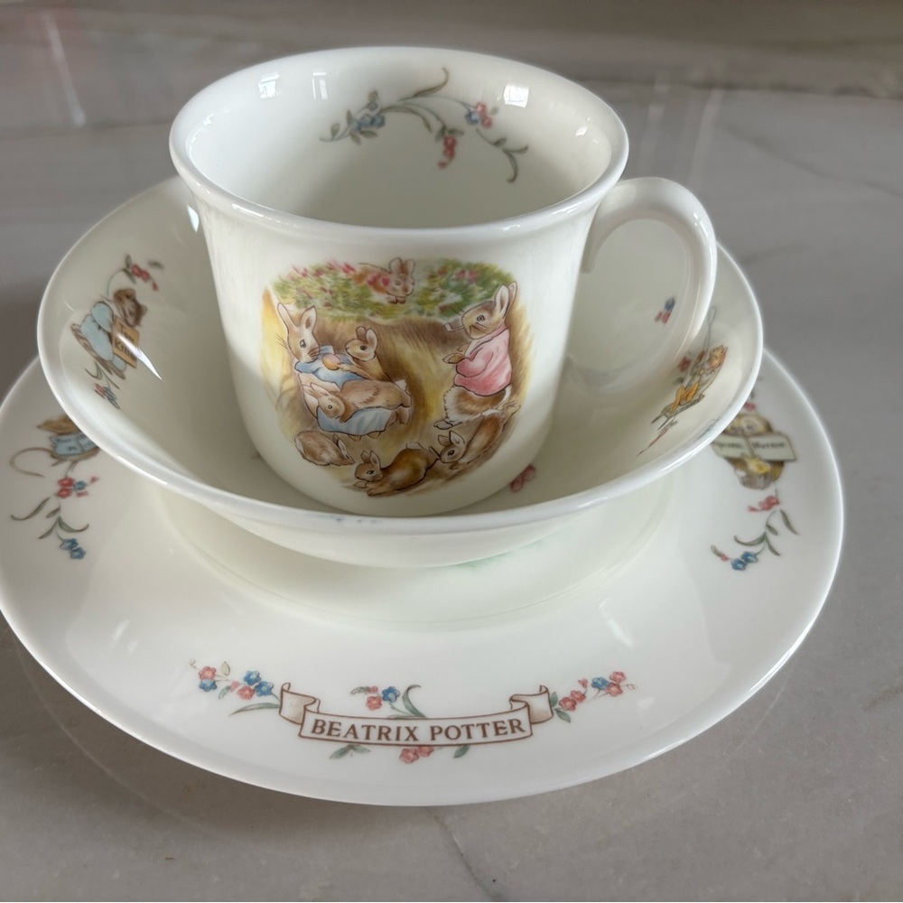 Royal Albert Bone China Beatrix Potter Children’s Dining Set